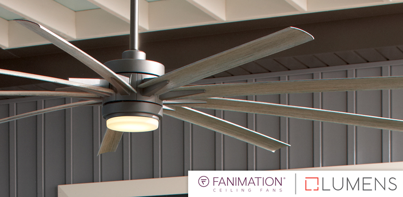 Lumens Guest Blog – Why Choose a Large Ceiling Fan?